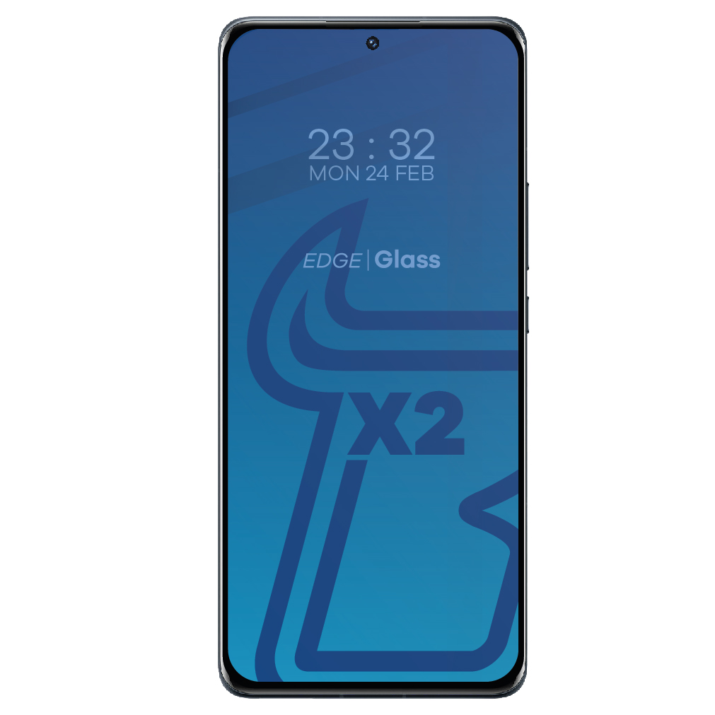 Szkło hartowane Bizon Glass Edge 3D - 2 sztuki + ochrona obiektywu dla Xiaomi 12 Pro, czarne